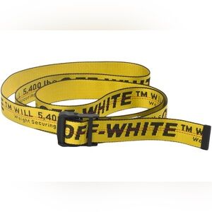 Off-White Industrial Belt (Yellow)